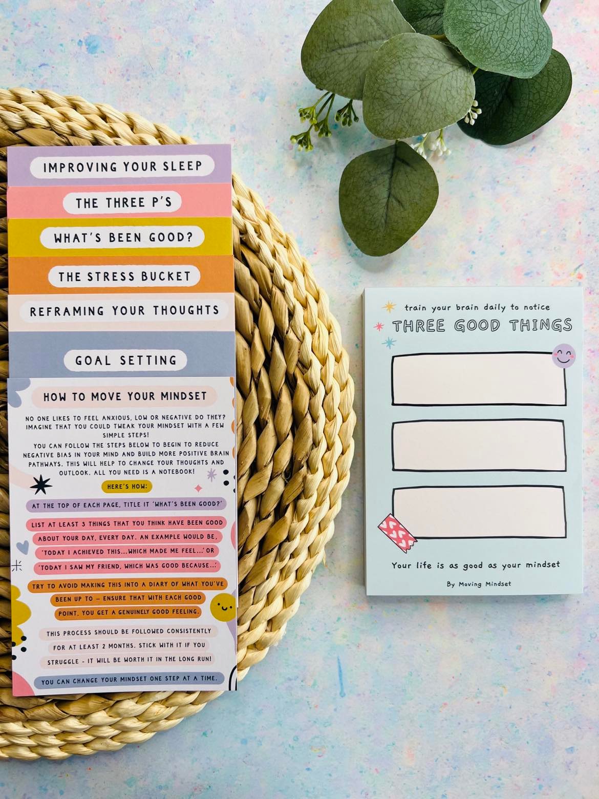 Gratitude - Three Good Things Notepad